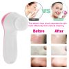 Facial Cleansing Brush Waterproof Face Spin Cleaning Brush with 5 Brush Heads