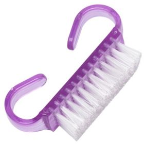 1 Piece Nail Tools Supplies Brush Nail Cleaning Dust Brush Dust Cleaning Nail Small Brush (Color: Purple)